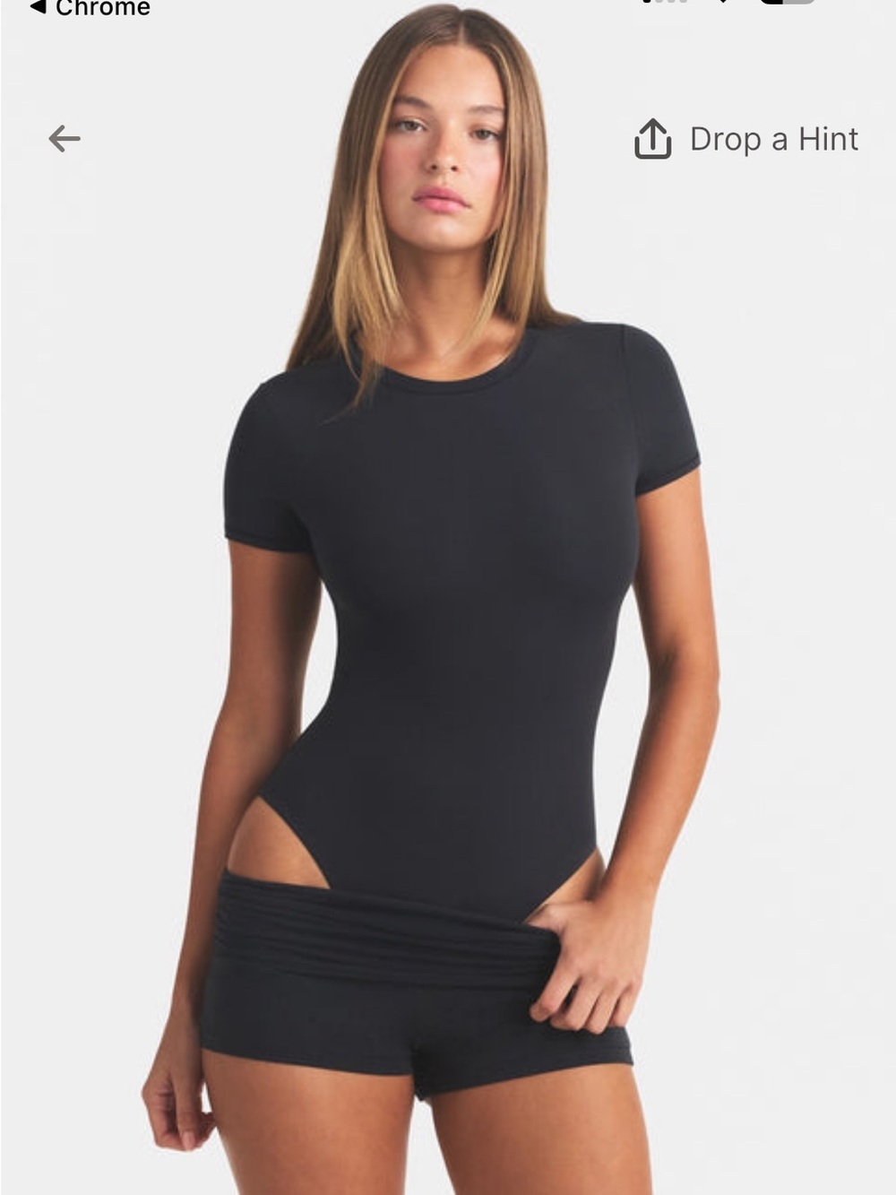 Skims Fits Everybody T Shirt Bodysuit